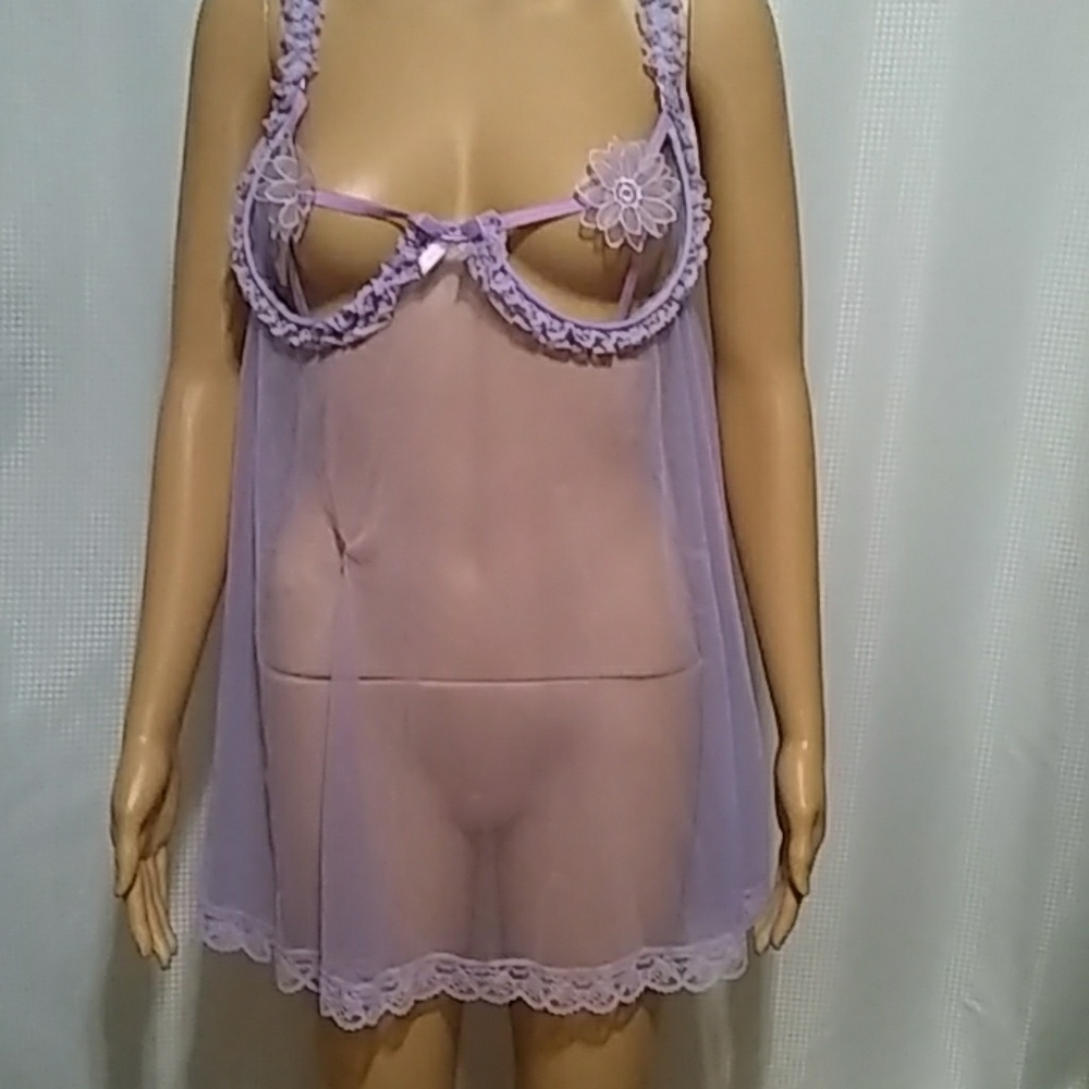 Frederick's underwire baby doll sheer special